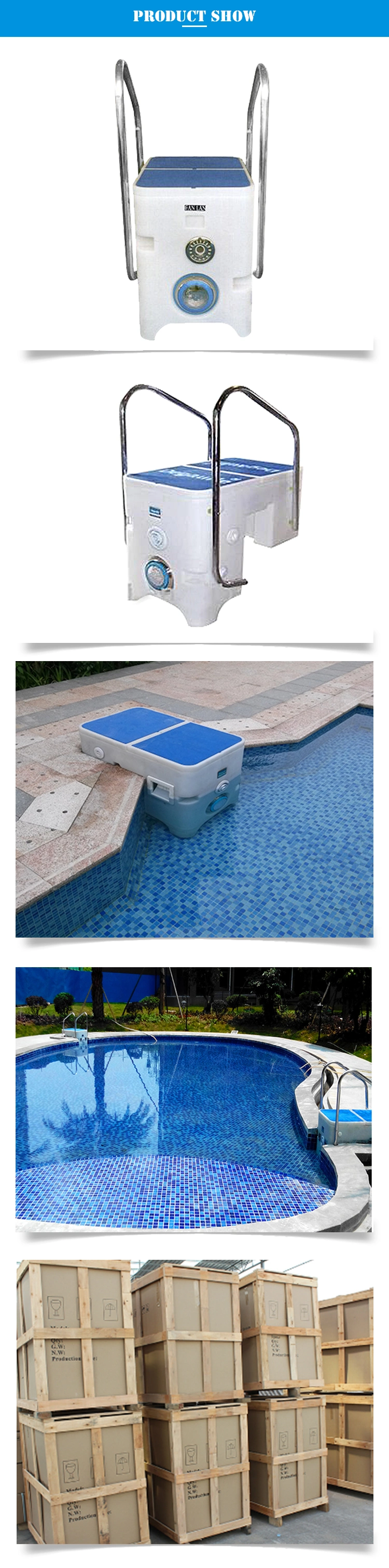 Factory Supply Portable Wall Mounting Pipeless Swimming Pool Water Filter