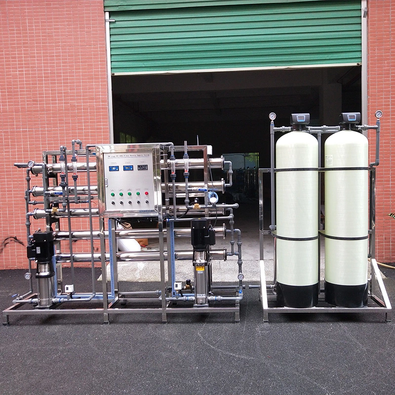 Ultrapure Water System Two Stage RO Water Plant for Drinking / Dialysis / Distill Water with Sand Carbon Cartridge 