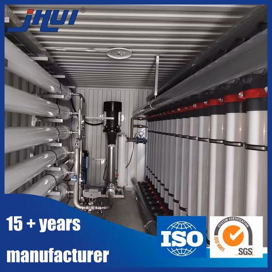 Integração de Contêiner Compacto Subterrâneo Integração de Contêiner Compacto Mini Sistema UF de Filtração de Água